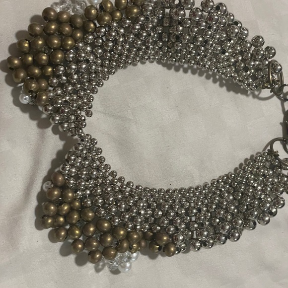 Pam Miram large silver and gold tone - Picture 4 of 6